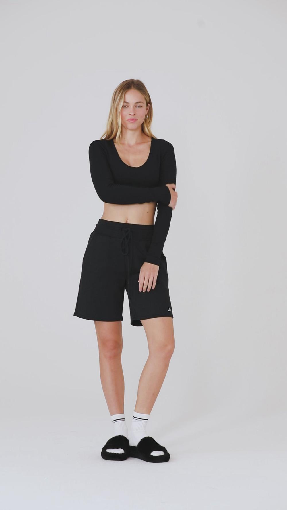 Alo Yoga Ribbed Defined Long Sleeve Naisten Urheiluliivi Limestone | Suomi  5978-AGCVU
