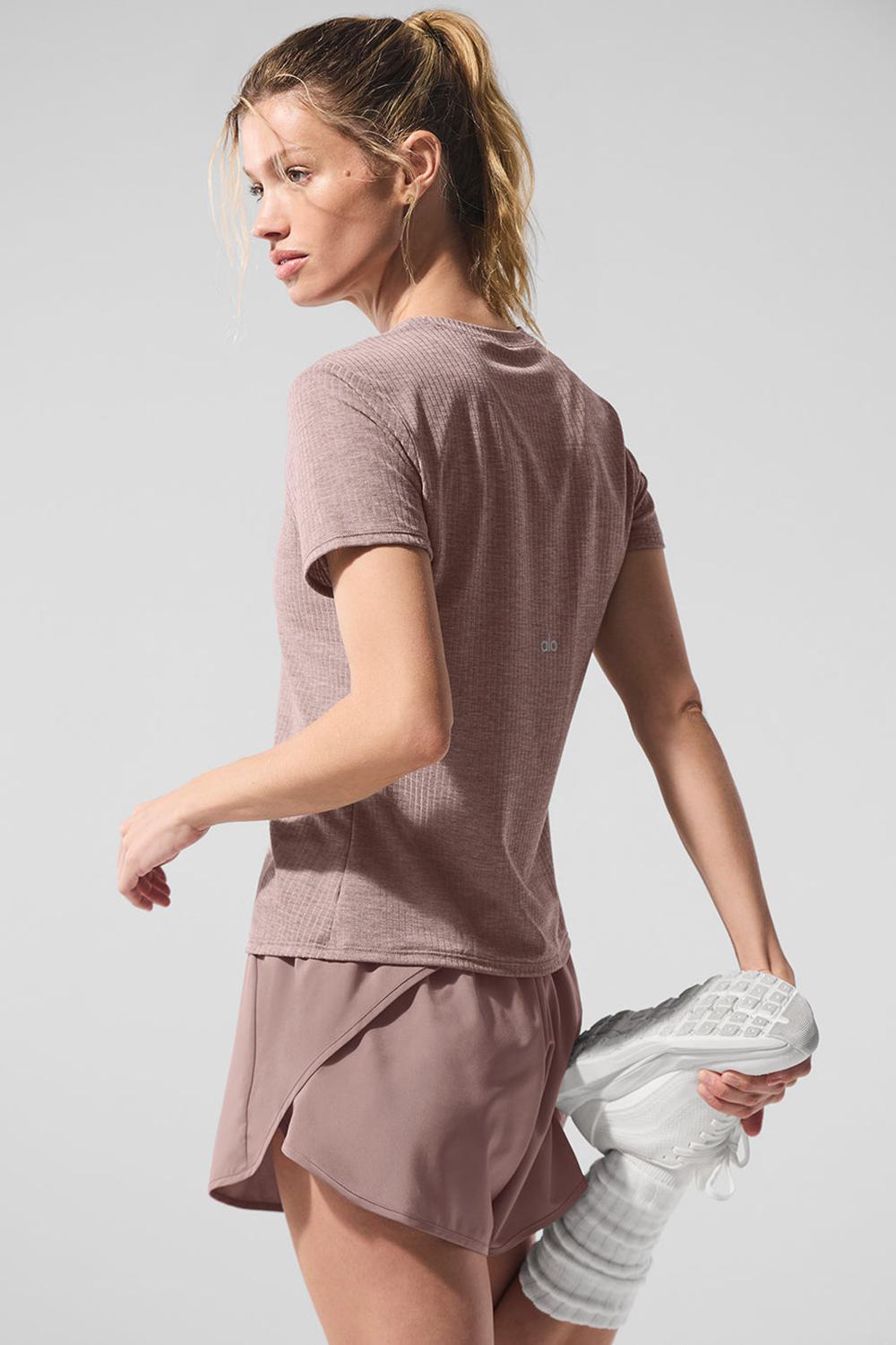 Alo Yoga Ribbed Sea Coast Naisten Juoksupaidat Mushroom Heather | Suomi  2369-IKMVF