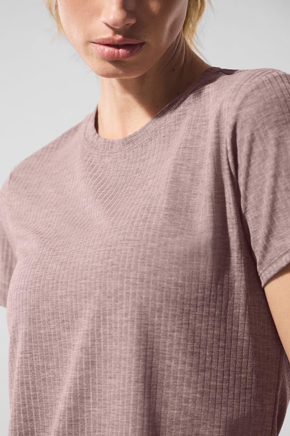 Alo Yoga Ribbed Sea Coast Naisten Juoksupaidat Mushroom Heather | Suomi  2369-IKMVF