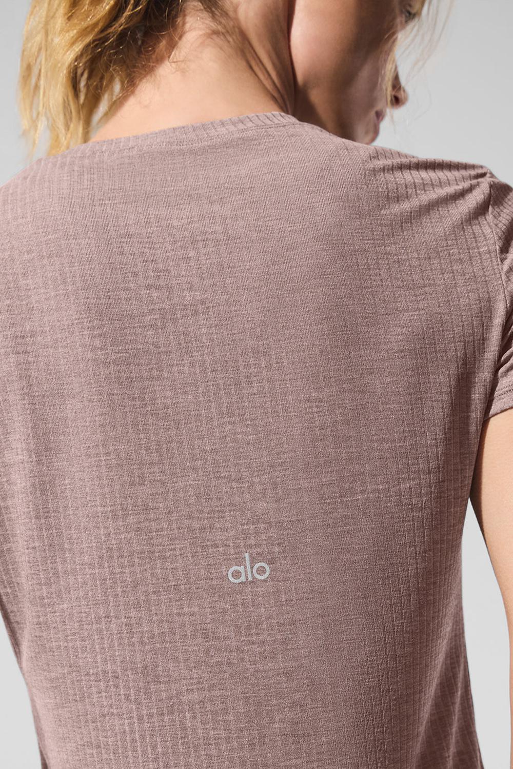 Alo Yoga Ribbed Sea Coast Naisten Juoksupaidat Mushroom Heather | Suomi  2369-IKMVF