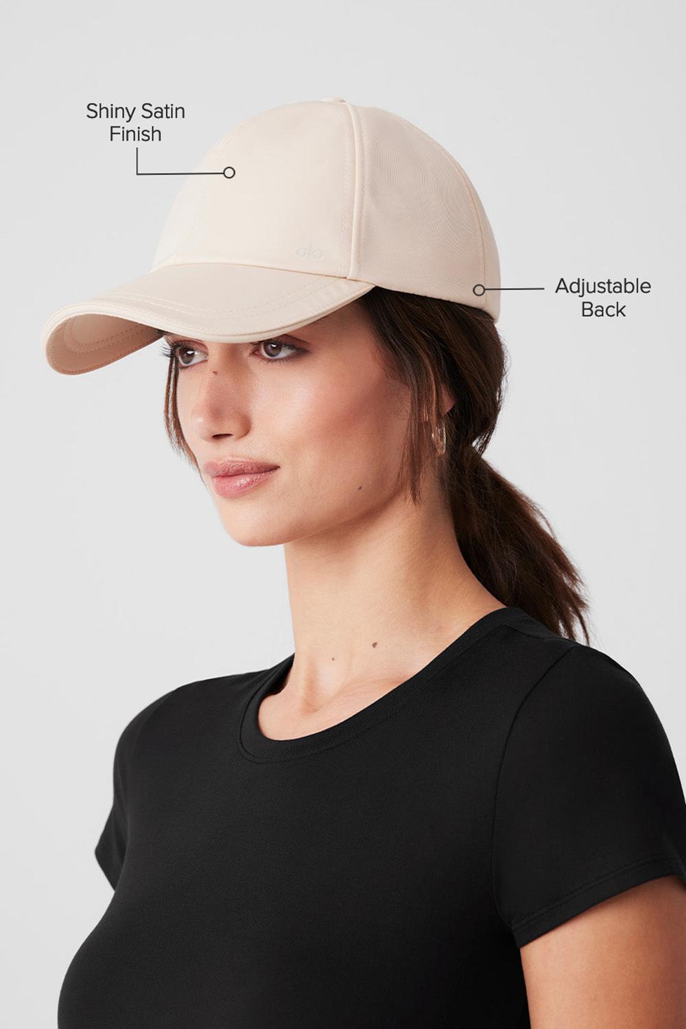 Alo Yoga Satin Off-Duty Naisten Lippis Creme | Suomi  5794-OEWJT