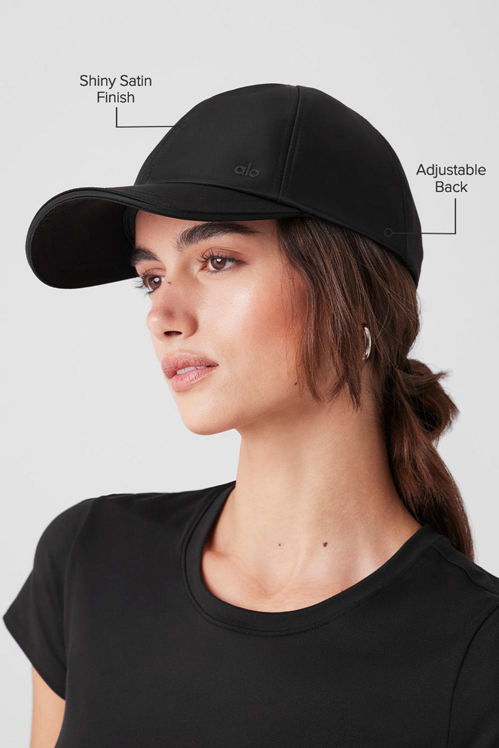 Alo Yoga Satin Off-Duty Naisten Lippis Mustat | Suomi  5643-SZXMY