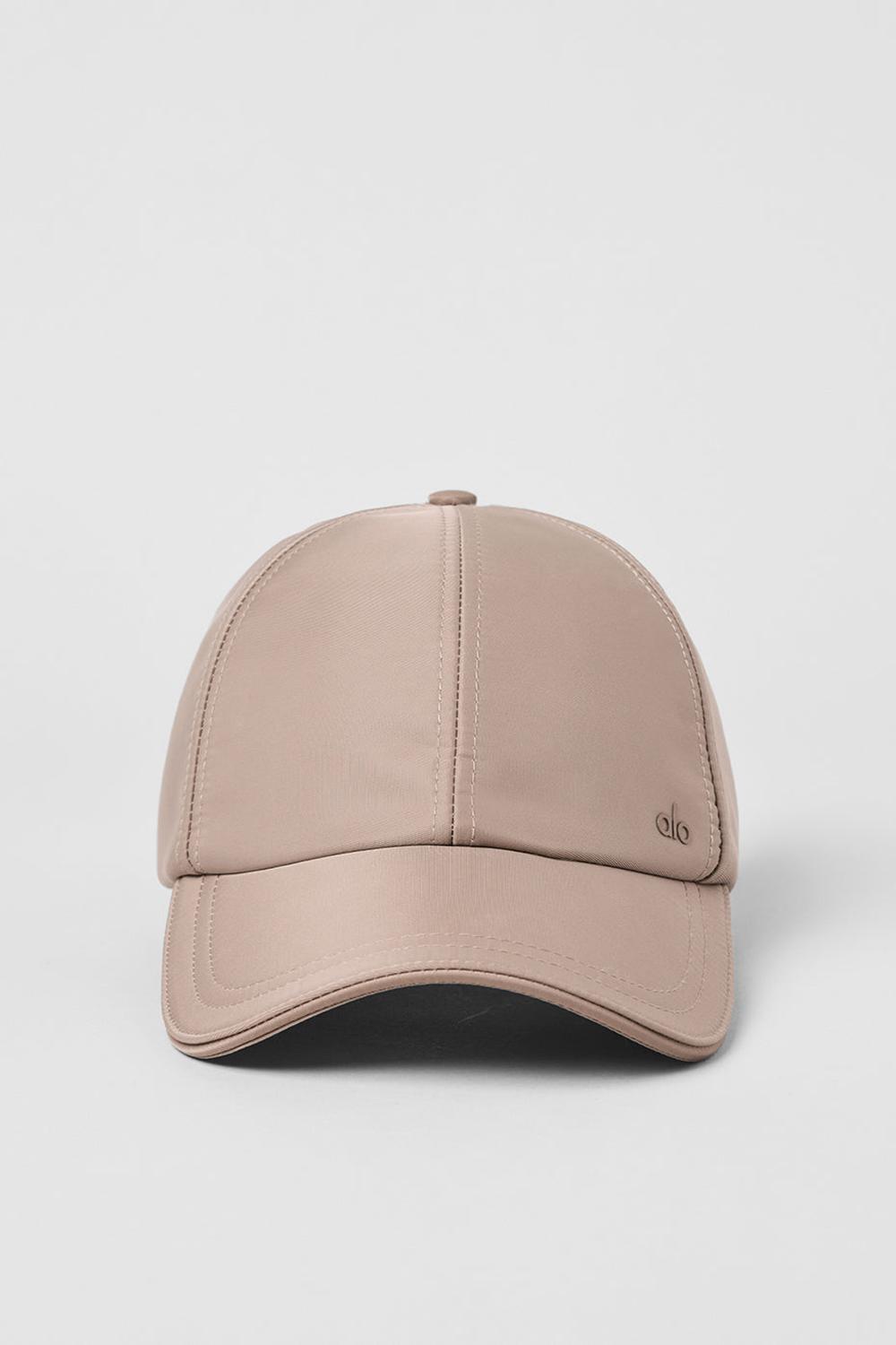 Alo Yoga Satin Off-Duty Naisten Lippis Taupe Satin | Suomi  0962-NZEWT