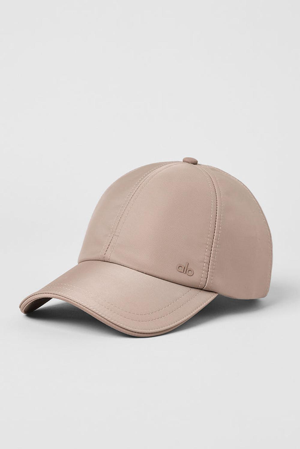 Alo Yoga Satin Off-Duty Naisten Lippis Taupe Satin | Suomi  0962-NZEWT