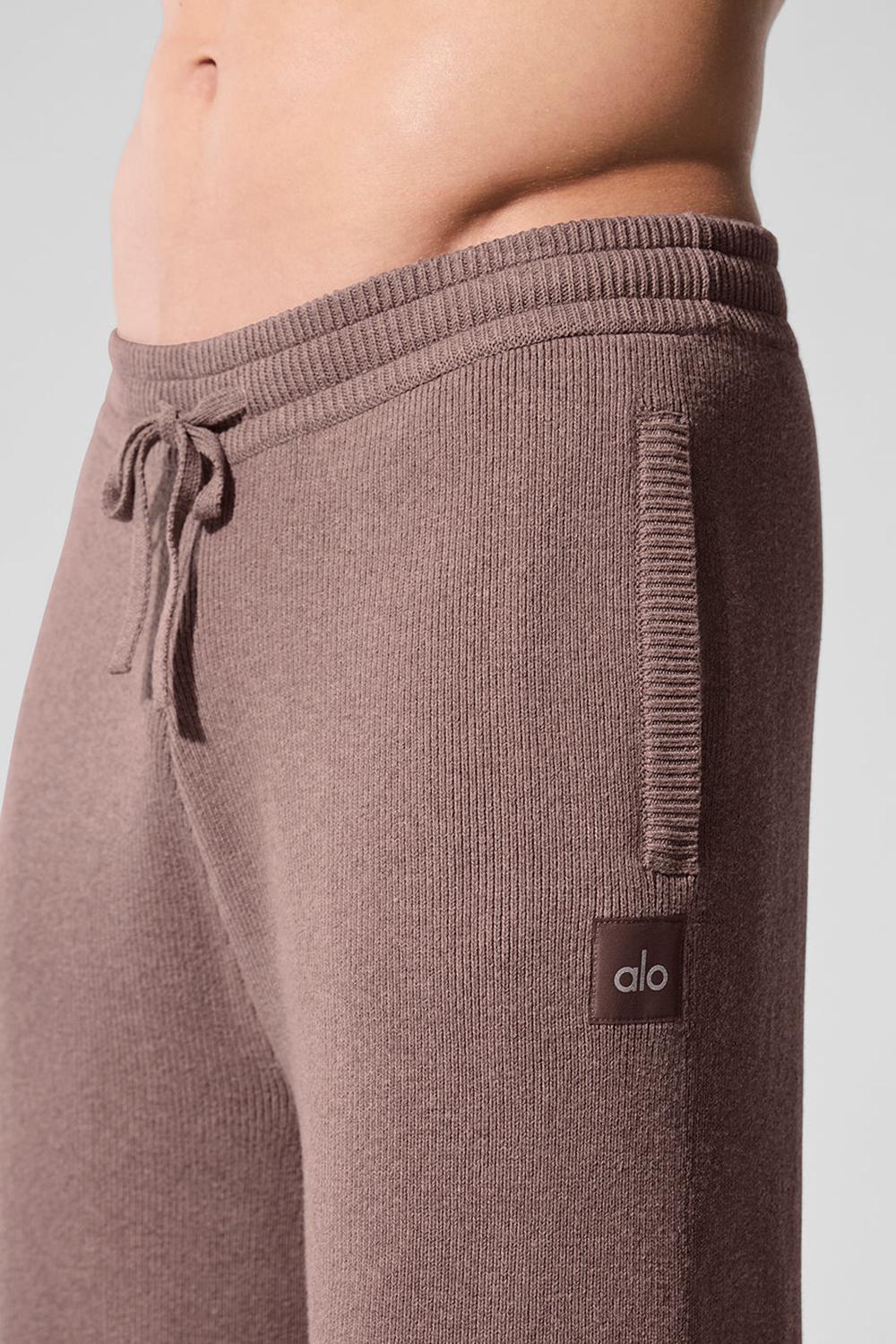 Alo Yoga Scholar Straight Leg Miesten Collegehousut Mushroom Heather | Suomi  8326-TBOFP