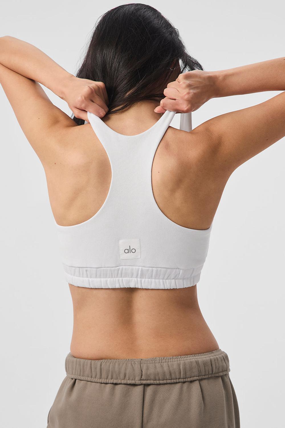 Alo Yoga Scoop Neck Naisten Puserot Valkoinen | Suomi  9341-PZHJG