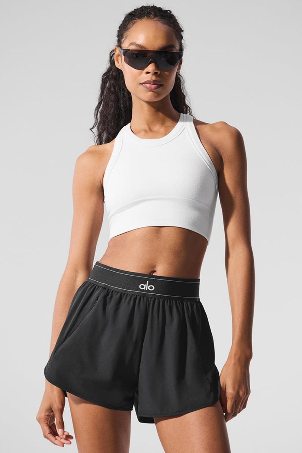 Alo Yoga Seamless Delight High Neck Naisten Urheiluliivi Valkoinen | Suomi  1452-NXPLD