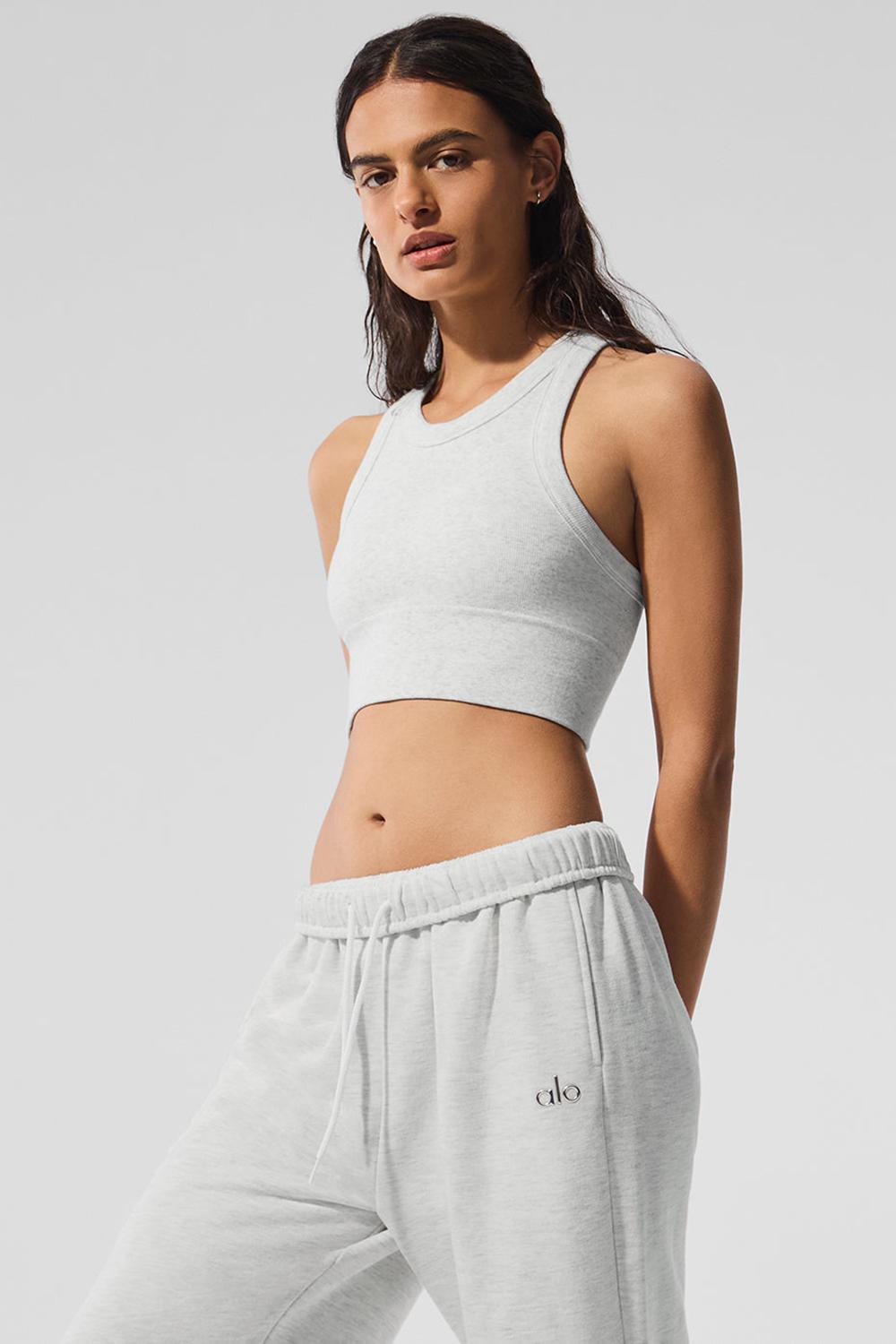 Alo Yoga Seamless Delight High Neck Naisten Urheiluliivi Valkoinen | Suomi  4130-UGLRK