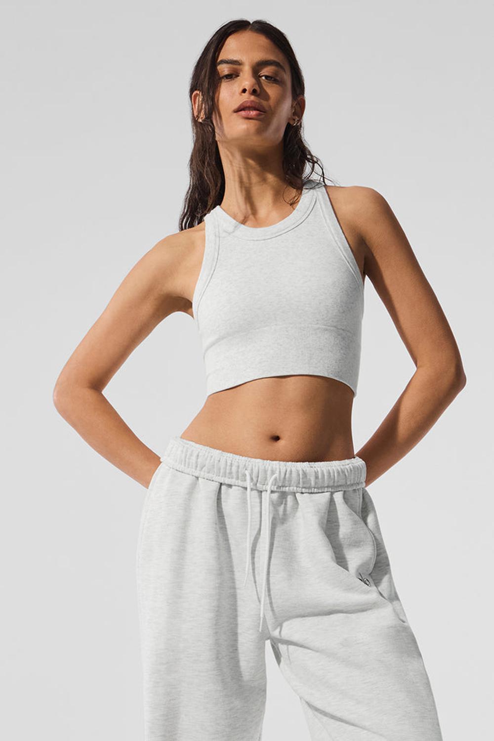 Alo Yoga Seamless Delight High Neck Naisten Urheiluliivi Valkoinen | Suomi  4130-UGLRK