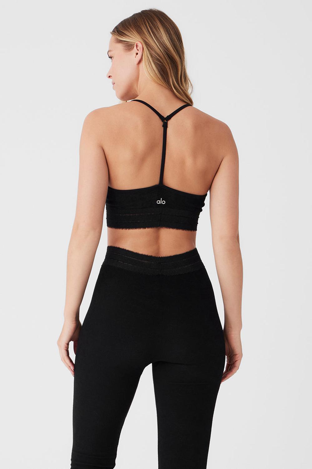 Alo Yoga Seamless Luxe Terry Cuddle Naisten Urheiluliivi Mustat | Suomi  7260-ZVNJP