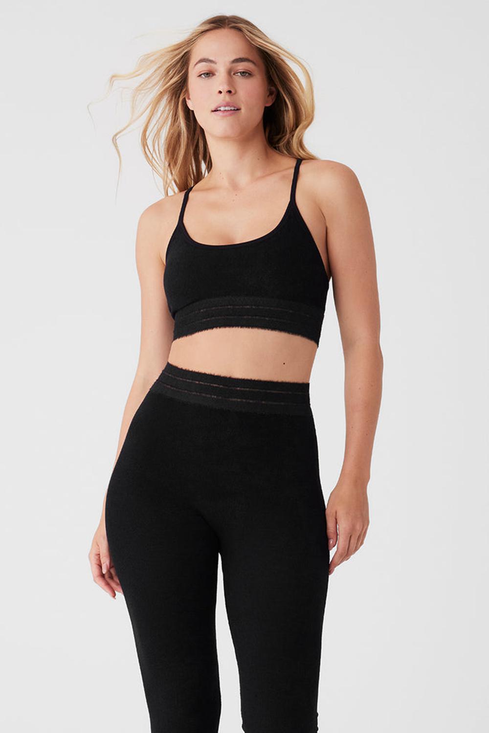 Alo Yoga Seamless Luxe Terry Cuddle Naisten Urheiluliivi Mustat | Suomi  7260-ZVNJP