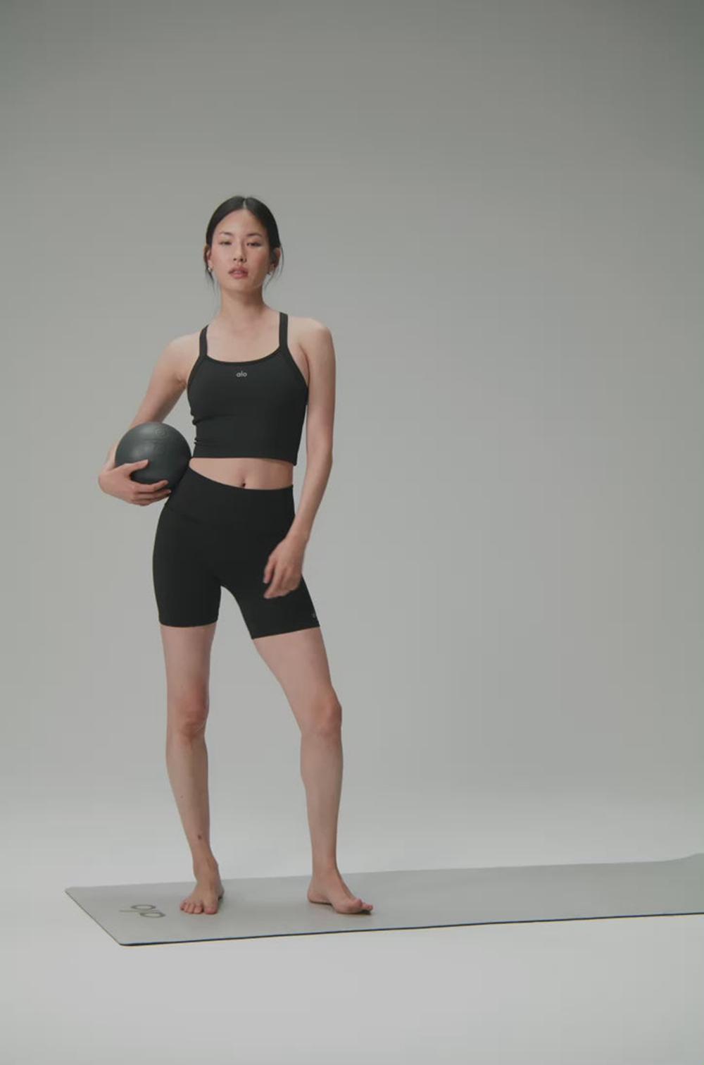 Alo Yoga Seamless Ribbed Favorite Naisten Bra Tank Vihreä | Suomi  9168-TKONL