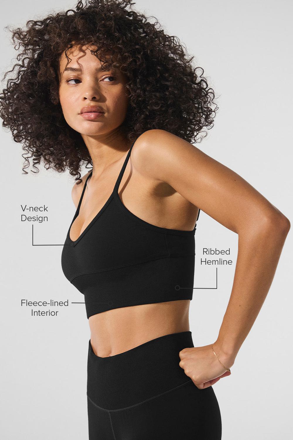 Alo Yoga Seamless Winter Warm Plush Delight Naisten Urheiluliivi Mustat | Suomi  8062-WSUXF
