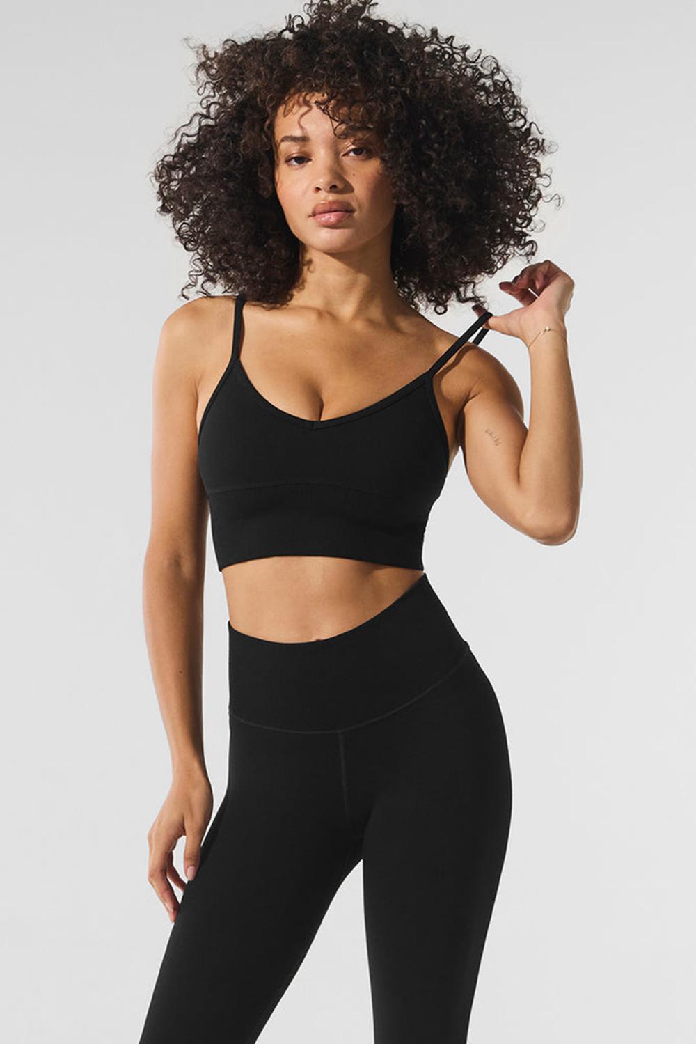 Alo Yoga Seamless Winter Warm Plush Delight Naisten Urheiluliivi Mustat | Suomi  8062-WSUXF