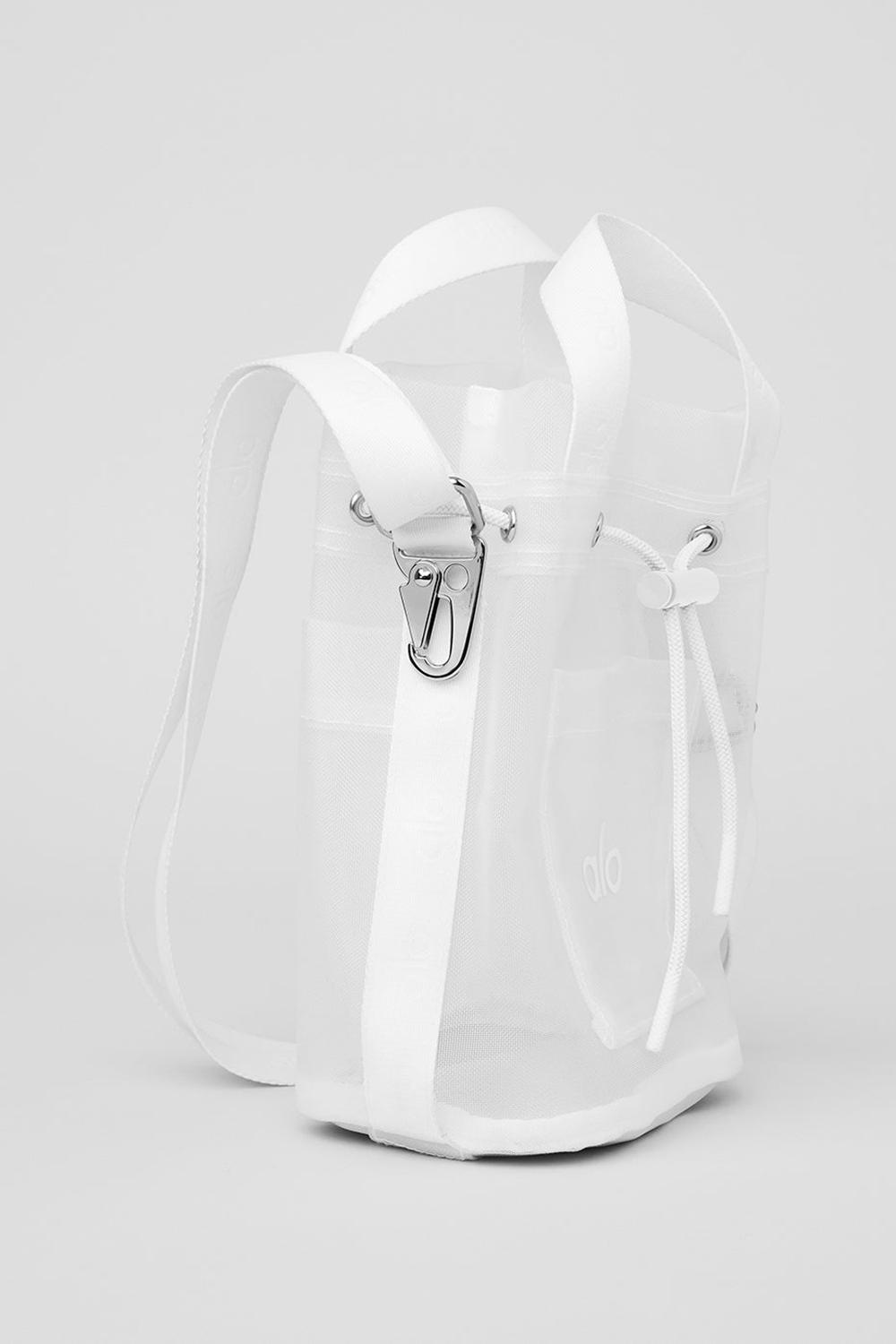 Alo Yoga Sheer Cross Body Naisten Bucket Laukut Valkoinen | Suomi  6983-ATPVN