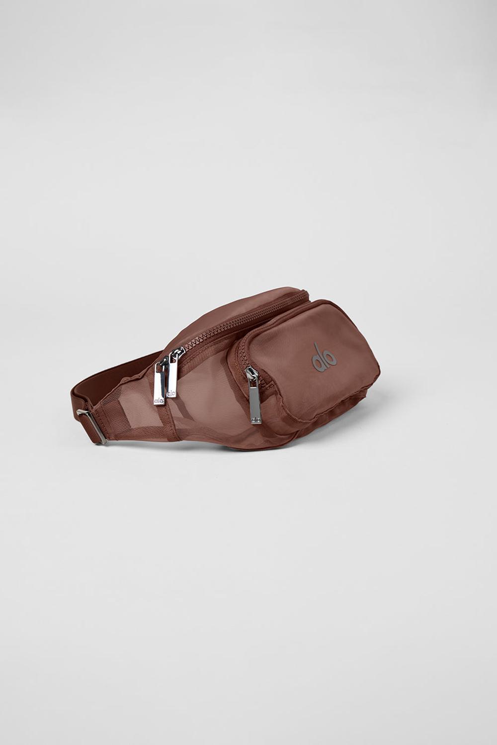 Alo Yoga Sheer Fanny Pack Miesten Bum Bags Chestnut | Suomi  1594-FDNCJ