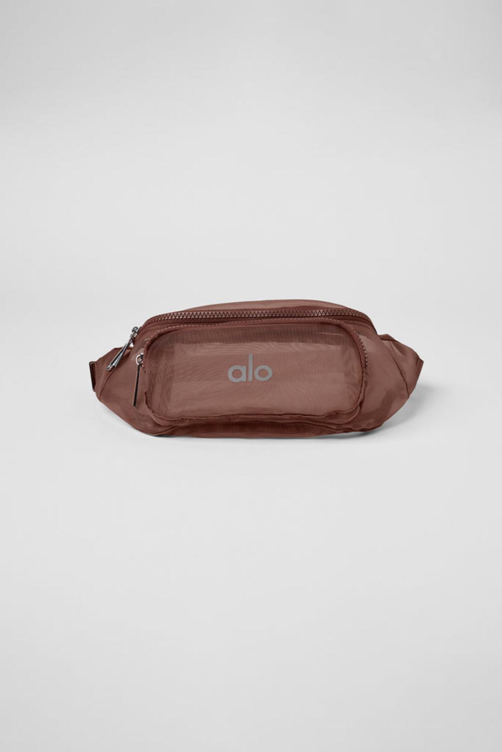 Alo Yoga Sheer Fanny Pack Miesten Bum Bags Chestnut | Suomi  1594-FDNCJ