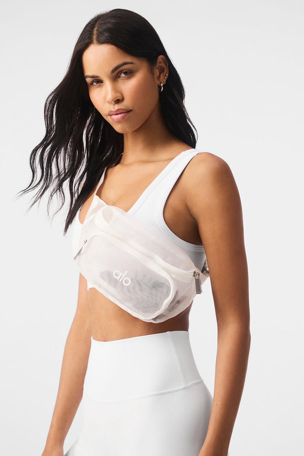 Alo Yoga Sheer Fanny Pack Miesten Bum Bags Valkoinen | Suomi  2108-FEIXJ