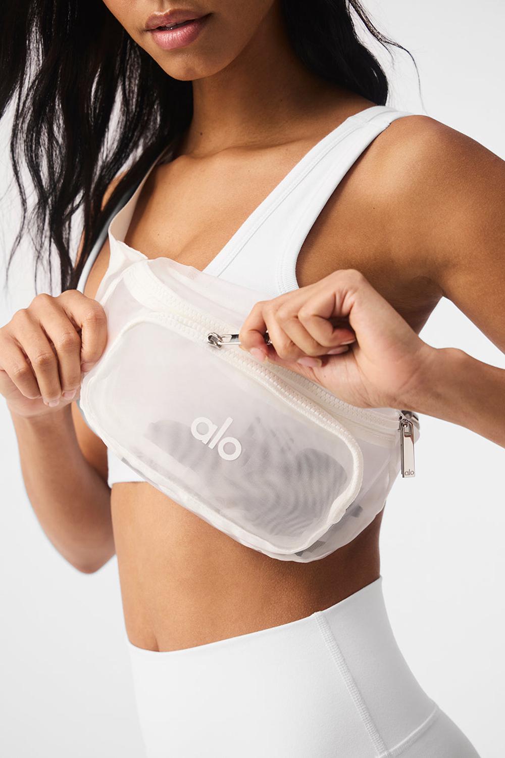 Alo Yoga Sheer Fanny Pack Naisten Bum Bags Valkoinen | Suomi  2536-AISXZ