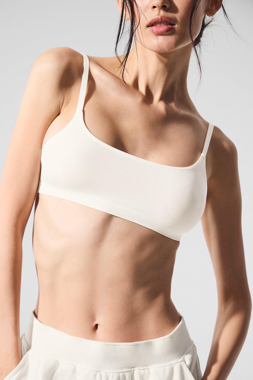 Alo Yoga Sheer Glow Naisten Urheiluliivi Ivory | Suomi  8031-KQENZ