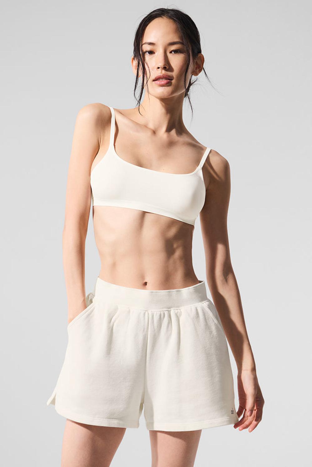 Alo Yoga Sheer Glow Naisten Urheiluliivi Ivory | Suomi  8031-KQENZ