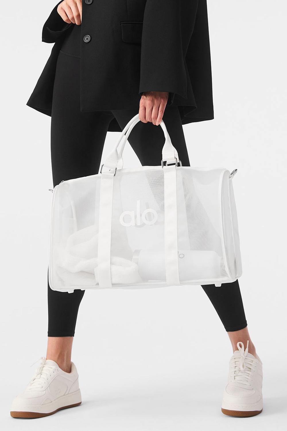Alo Yoga Sheer Naisten Duffle Laukku Valkoinen | Suomi  2083-RTOVW