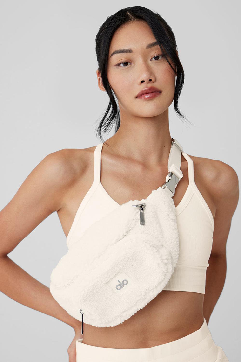Alo Yoga Sherpa Explorer Fanny Pack Naisten Bum Bags Ivory | Suomi  8362-ZGXJQ