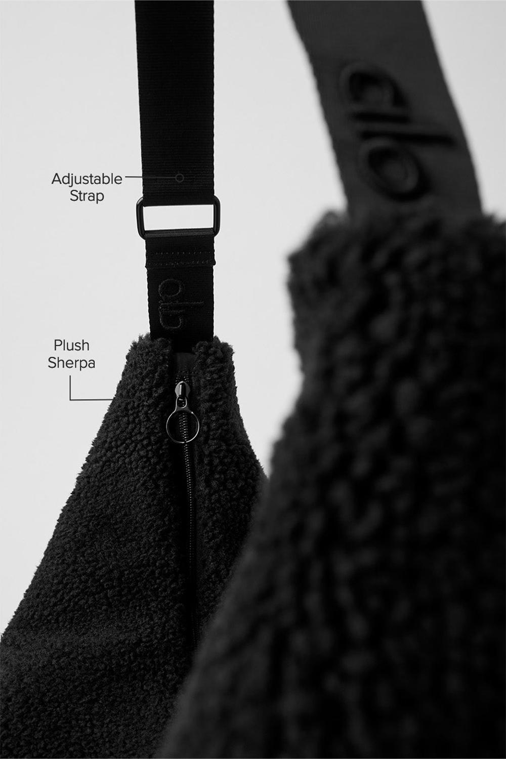 Alo Yoga Sherpa Om The Go Naisten Sling Laukku Mustat | Suomi  4297-QMKFH