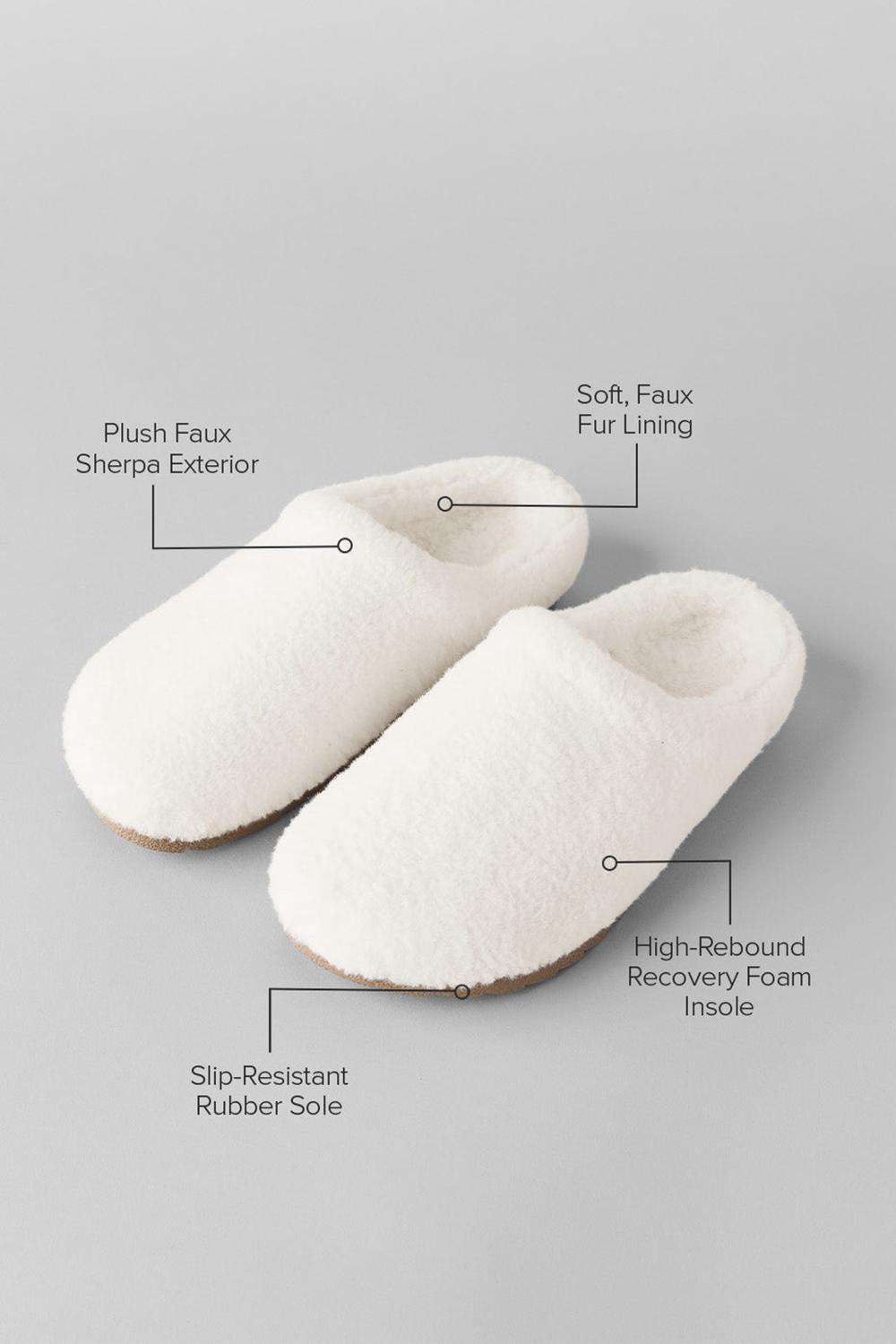 Alo Yoga Sherpa Recovery Naisten Tossut Ivory | Suomi  3016-XKTDF