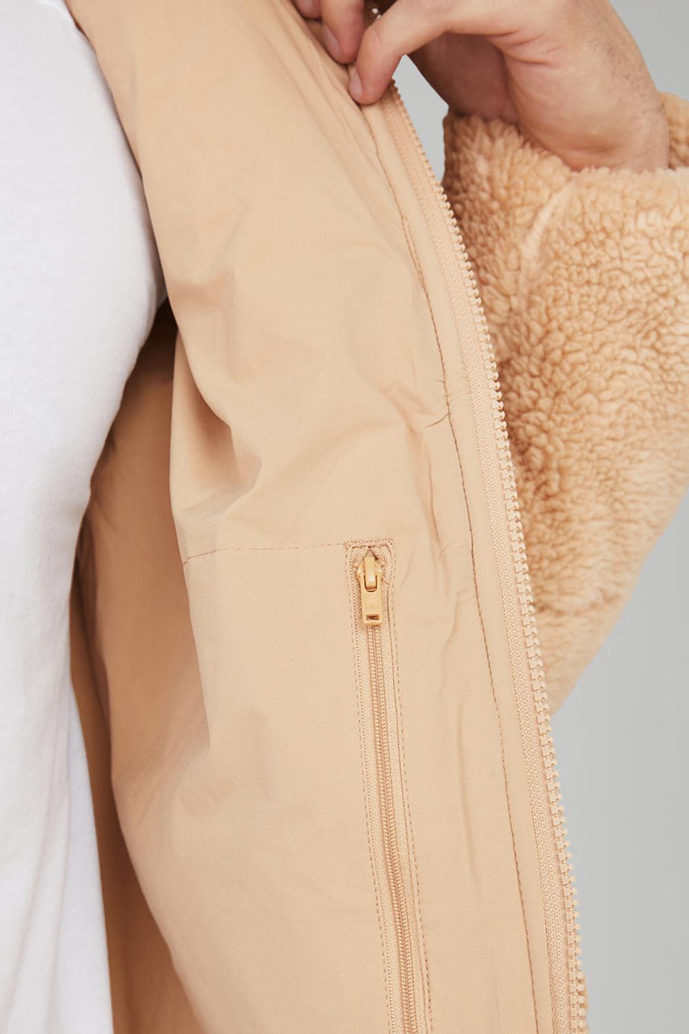 Alo Yoga Sherpa Stage Miesten Puffer Takki Camel | Suomi  0697-QHOVJ