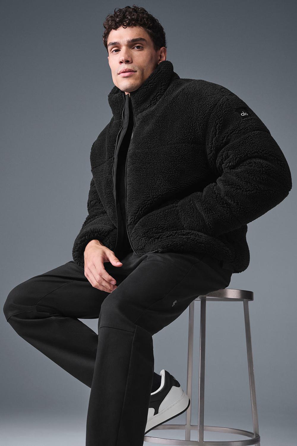 Alo Yoga Sherpa Stage Miesten Puffer Takki Mustat | Suomi  1648-NGZRX