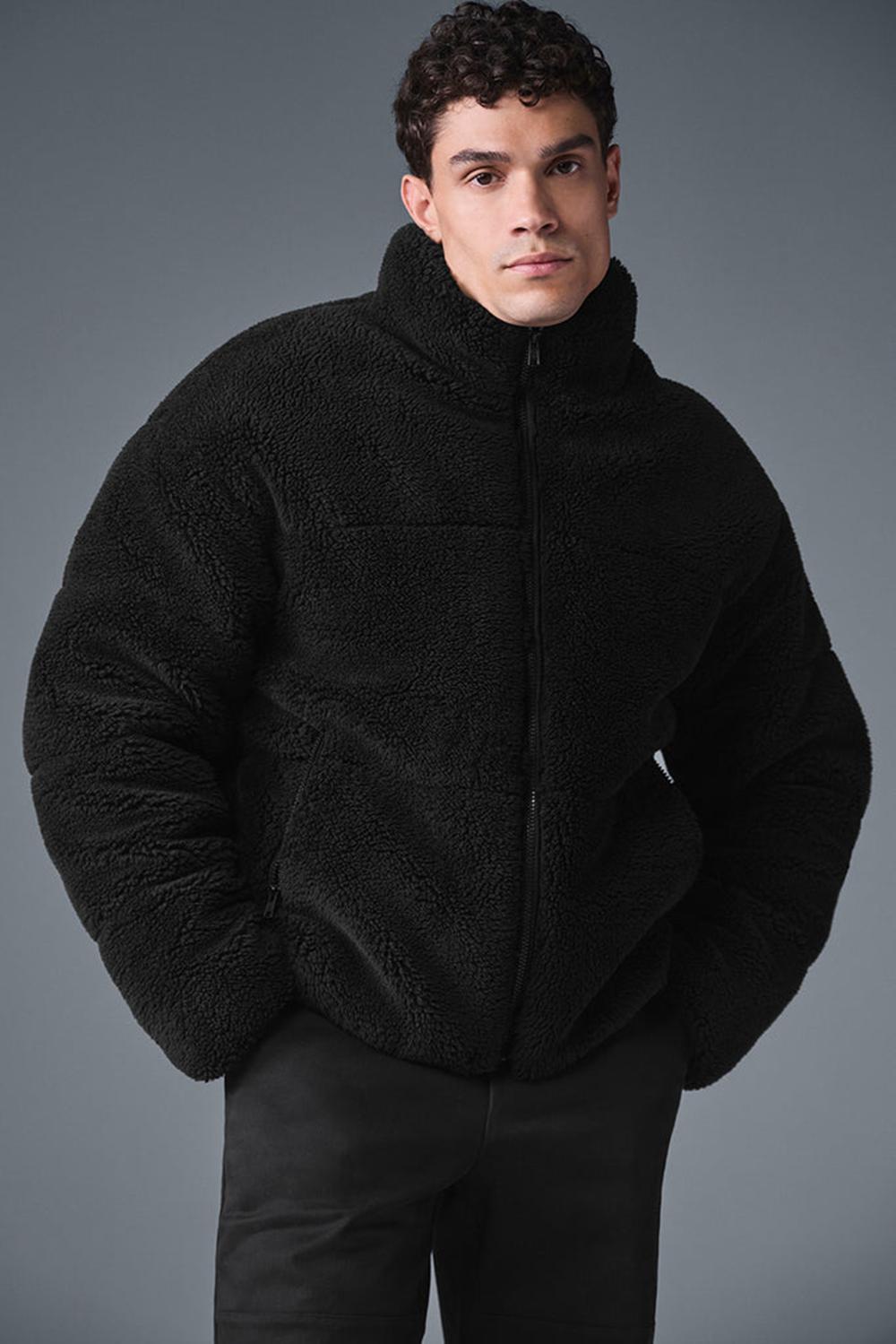 Alo Yoga Sherpa Stage Miesten Puffer Takki Mustat | Suomi  1648-NGZRX