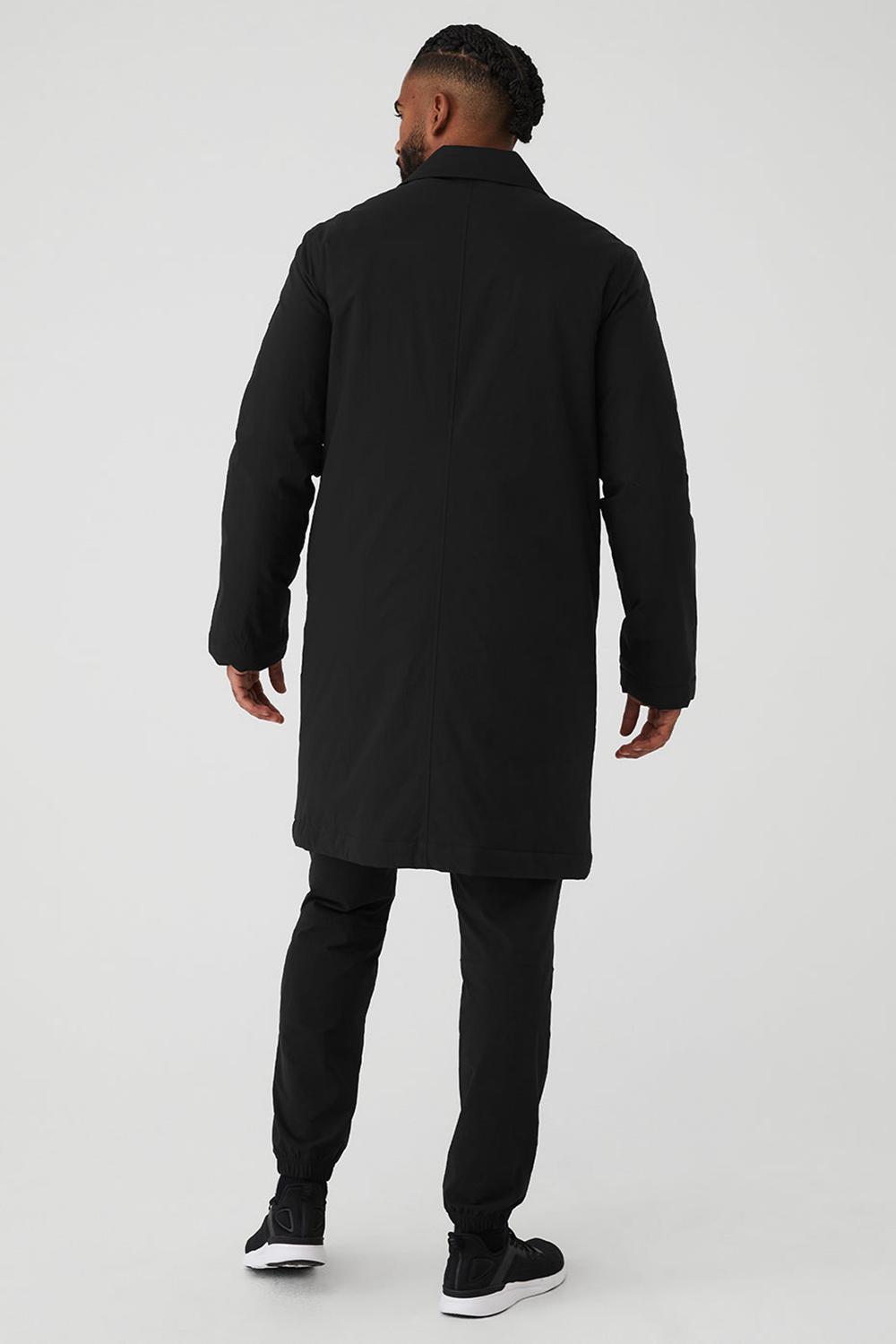 Alo Yoga Signature Miesten Overcoats Mustat | Suomi  1258-TBVWD