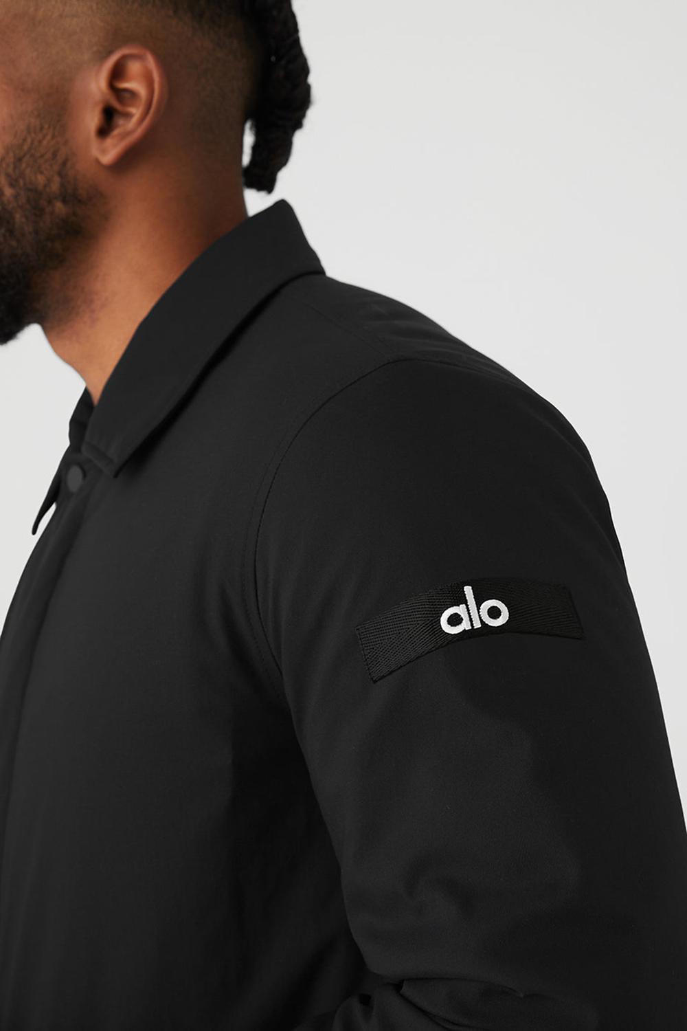 Alo Yoga Signature Miesten Overcoats Mustat | Suomi  1258-TBVWD