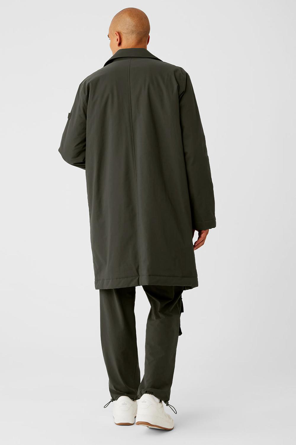 Alo Yoga Signature Miesten Overcoats Vihreä | Suomi  7381-AZTVD