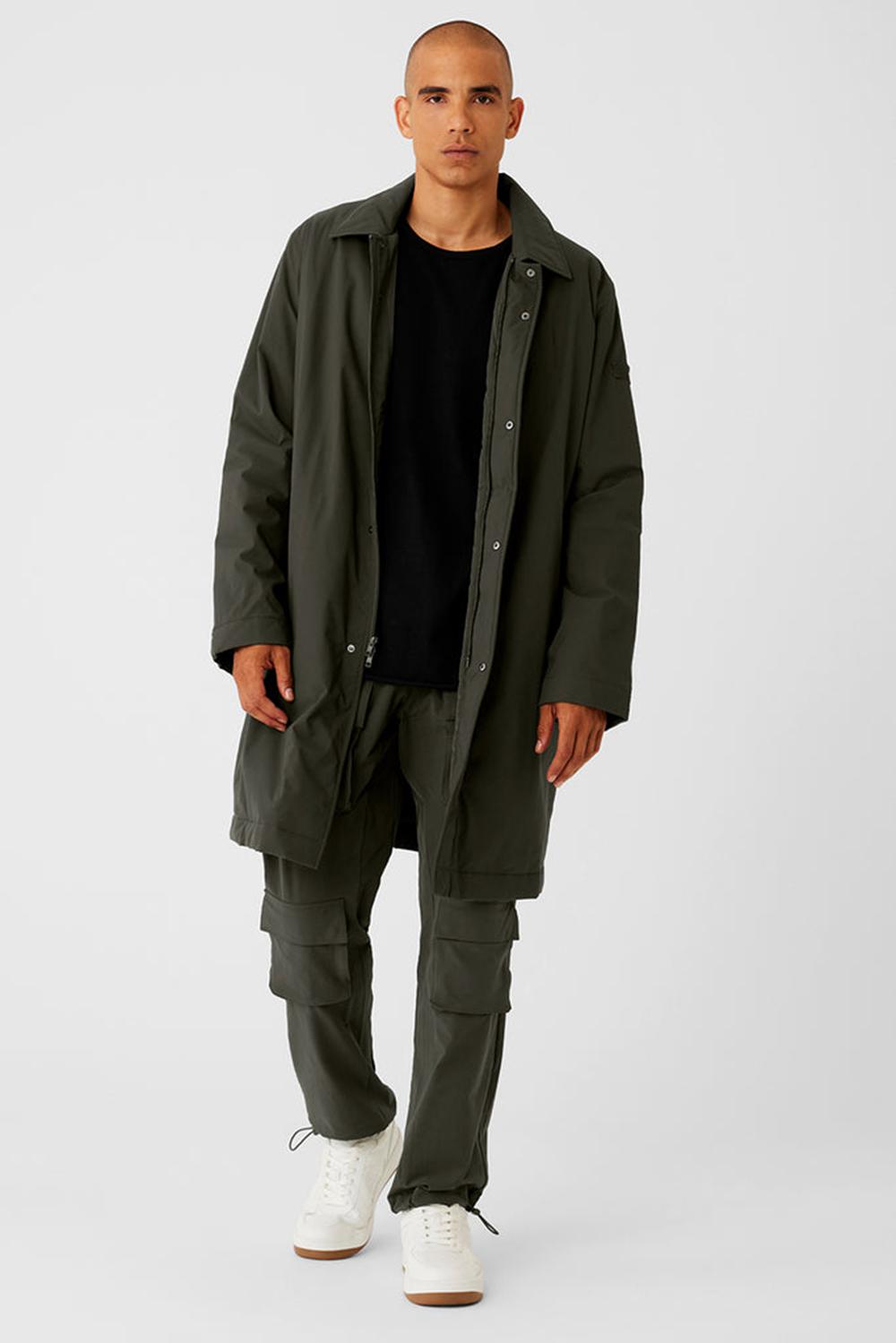 Alo Yoga Signature Miesten Overcoats Vihreä | Suomi  7381-AZTVD