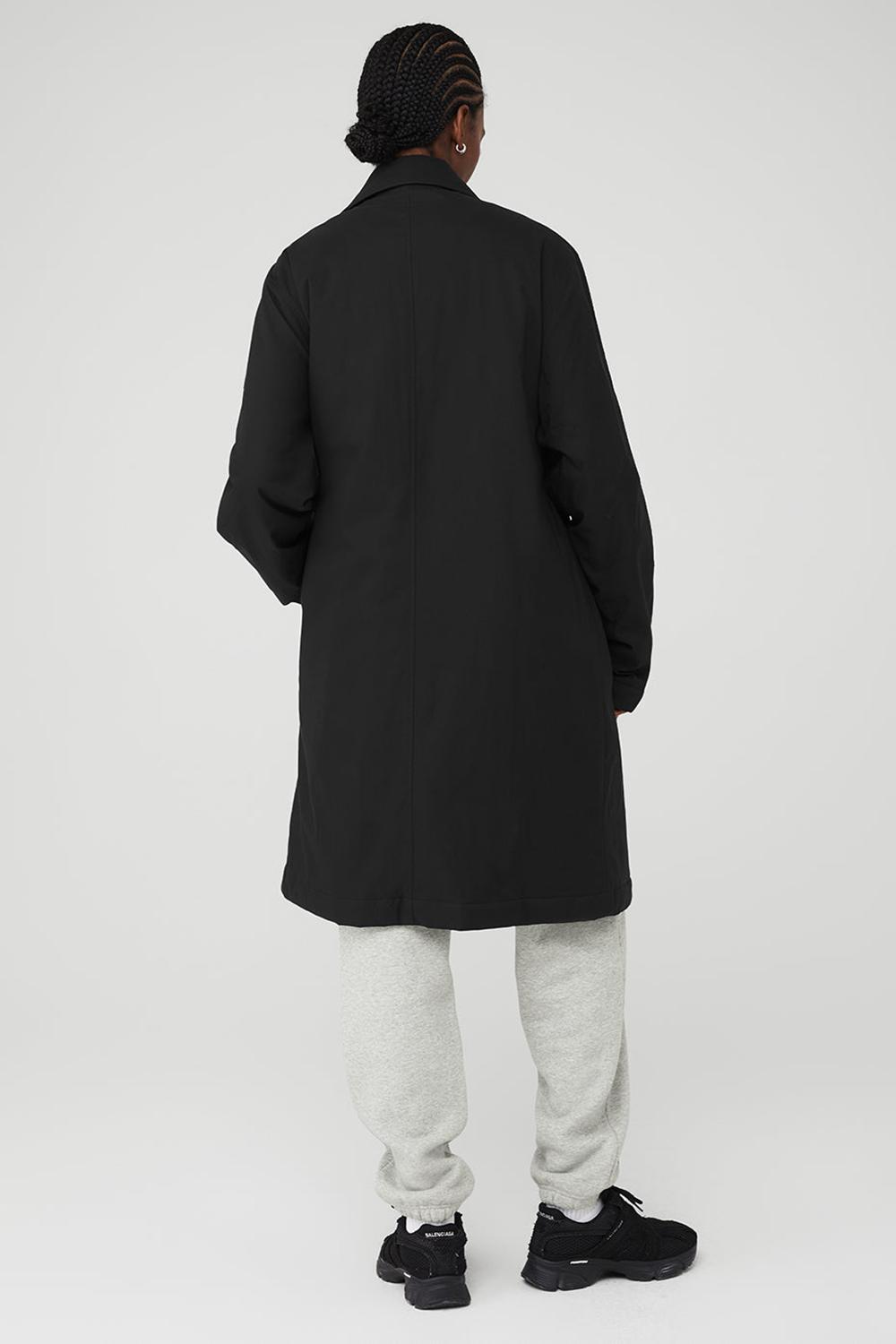 Alo Yoga Signature Naisten Overcoats Mustat | Suomi  5279-BGZRM