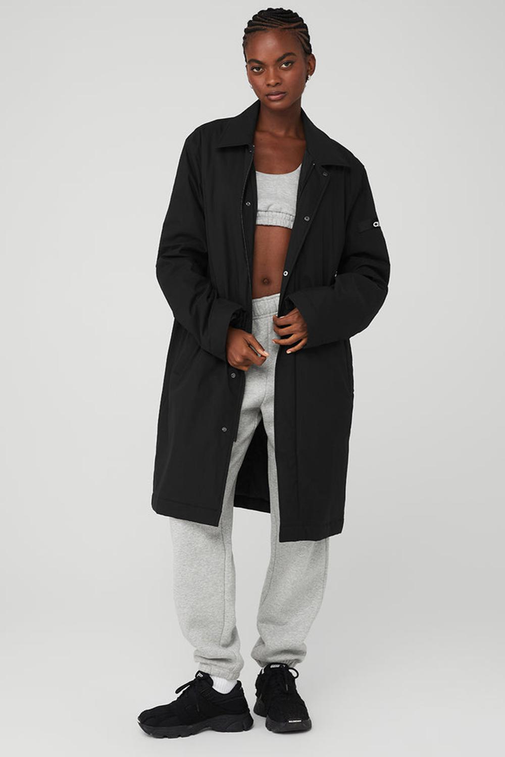Alo Yoga Signature Naisten Overcoats Mustat | Suomi  5279-BGZRM