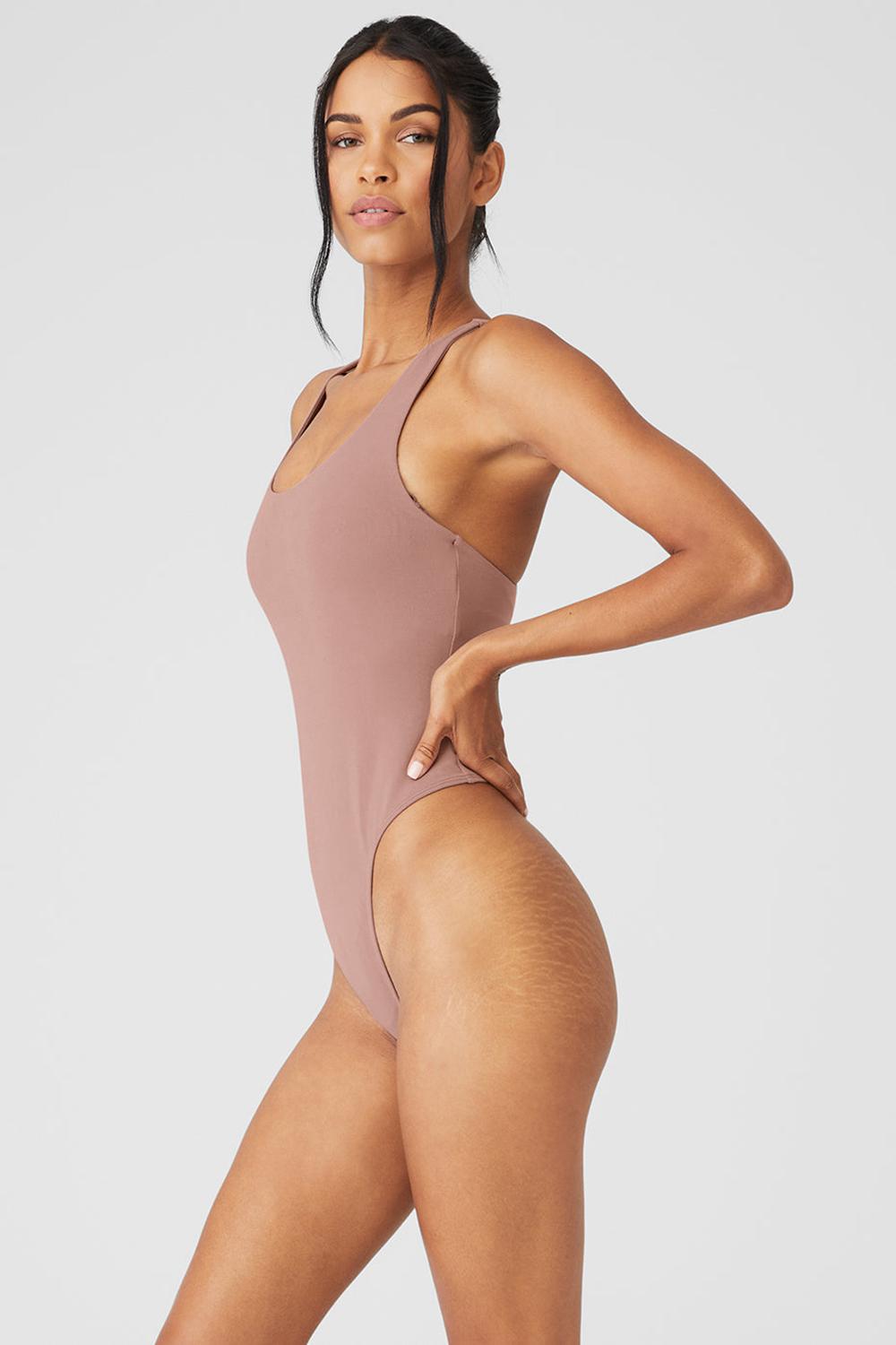 Alo Yoga Sleek Back Naisten Body Smoky Quartz | Suomi  5029-KSOBX