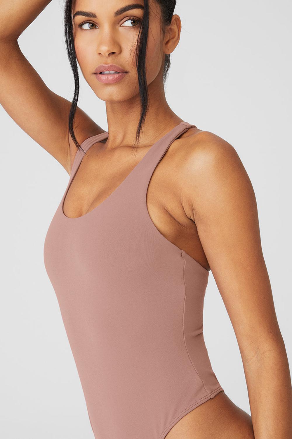Alo Yoga Sleek Back Naisten Body Smoky Quartz | Suomi  5029-KSOBX