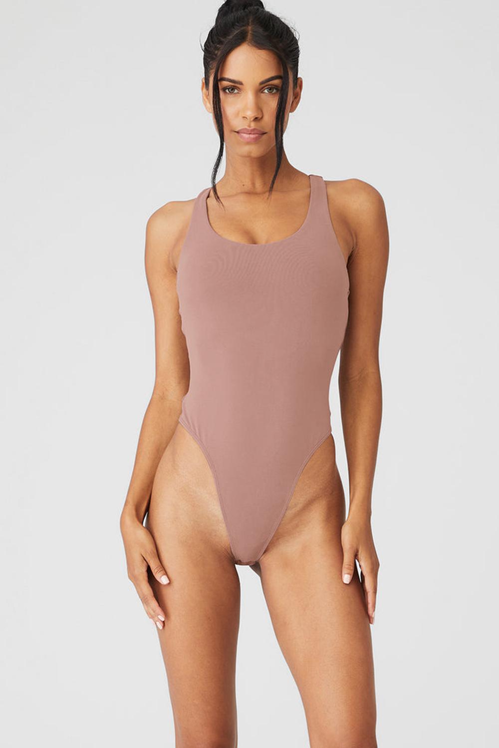 Alo Yoga Sleek Back Naisten Body Smoky Quartz | Suomi  5029-KSOBX