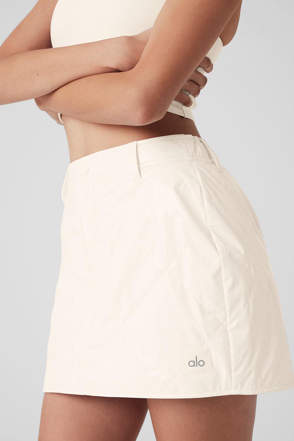 Alo Yoga Snomoto Mini Naisten Hameet Ivory | Suomi  9246-SONIU