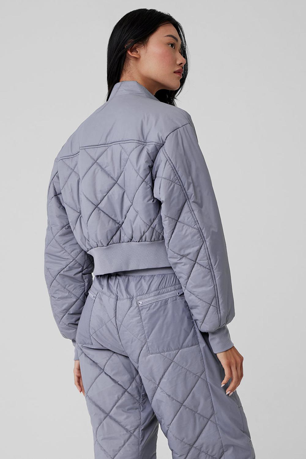 Alo Yoga Snowrider Naisten Puffer Takki Fog | Suomi  6089-TQFOB