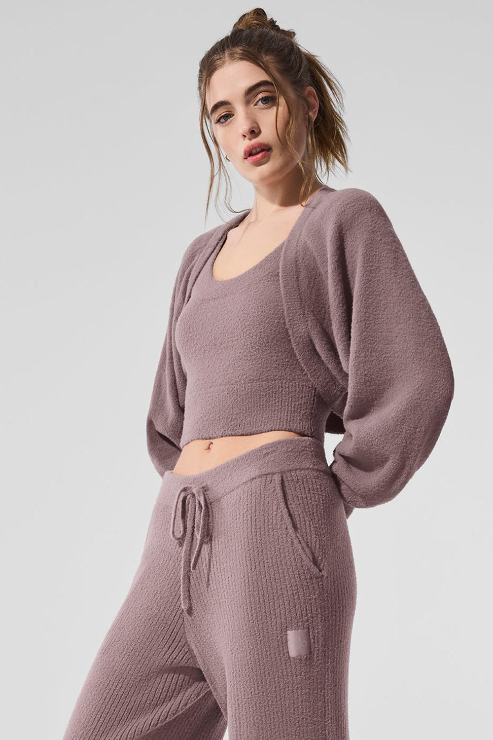 Alo Yoga Snuggle Up Sweater Shawl Naisten Huivi Mushroom | Suomi  5421-GQDYO