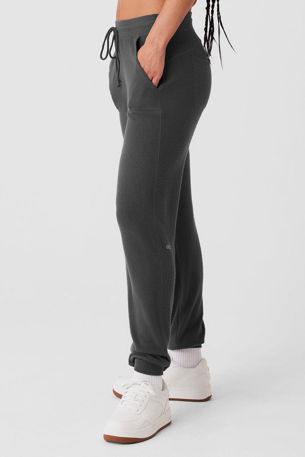 Alo Yoga Soho Naisten Collegehousut Anthracite | Suomi  4165-RYVLG