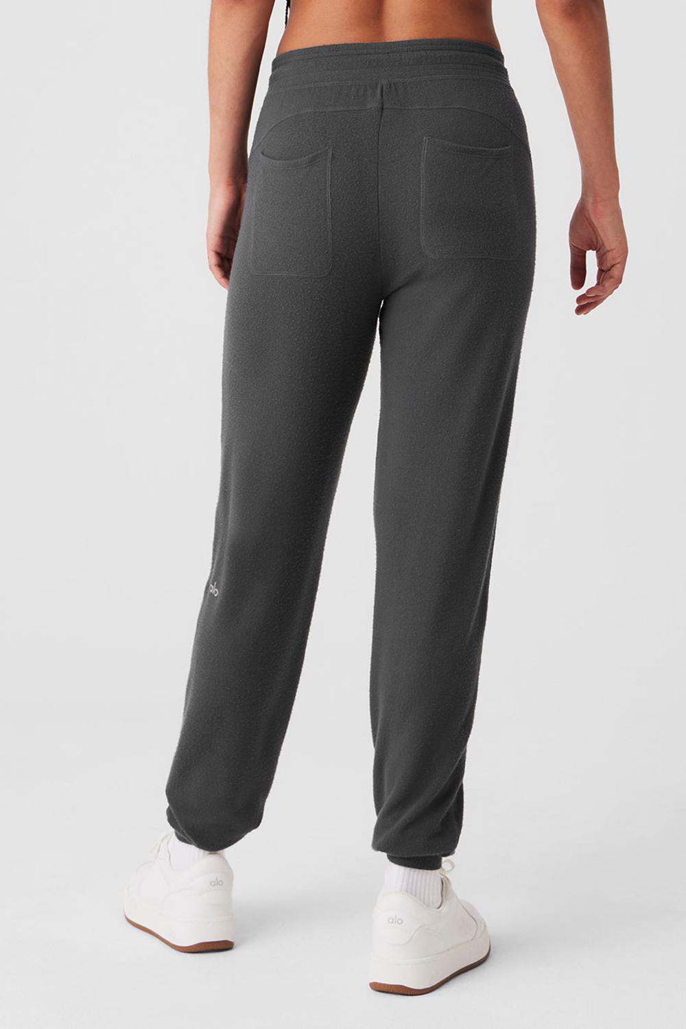 Alo Yoga Soho Naisten Collegehousut Anthracite | Suomi  4165-RYVLG
