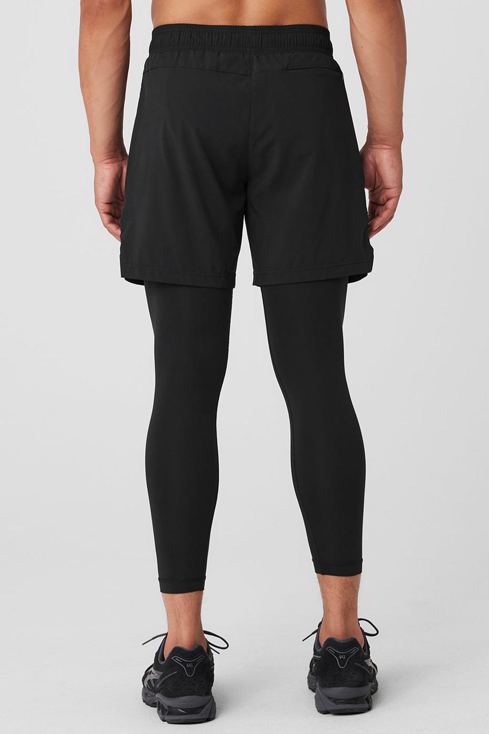 Alo Yoga Stability 2-In-1 Miesten Housut Mustat Mustat | Suomi  1827-JATPQ