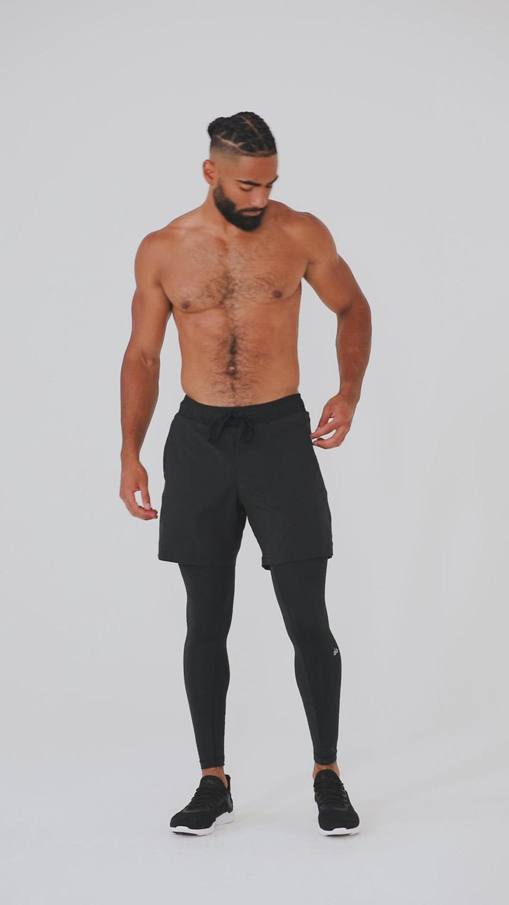 Alo Yoga Stability 2 In 1 | Suomi  &s Miesten Housut Mustat Tummanharmaat | Suomi  6940-UAHCI