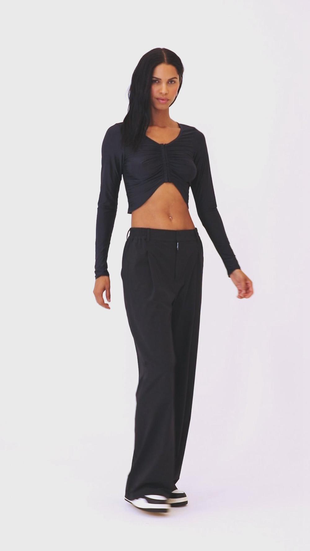 Alo Yoga Standout Naisten Pitkähihainen Soft Mulberry | Suomi  5712-KRGAT
