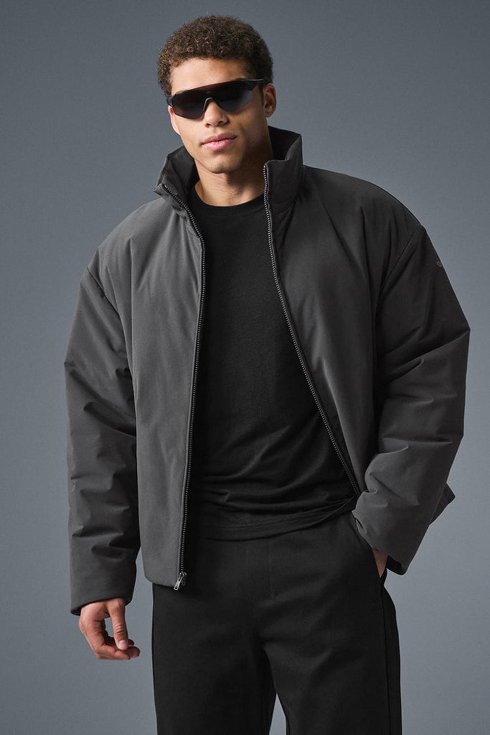 Alo Yoga Stretch Woven Notable Miesten Takit Anthracite | Suomi  9180-RHKXJ